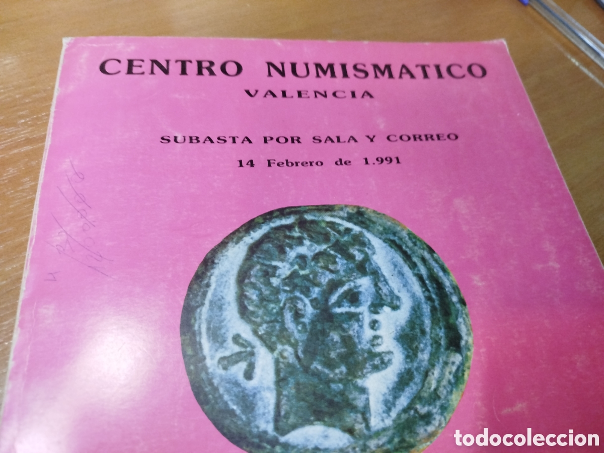Cat&aacute;logos y libros de monedas: Centro numism&aacute;tico Valencia. 1991. Romanas - Foto 1