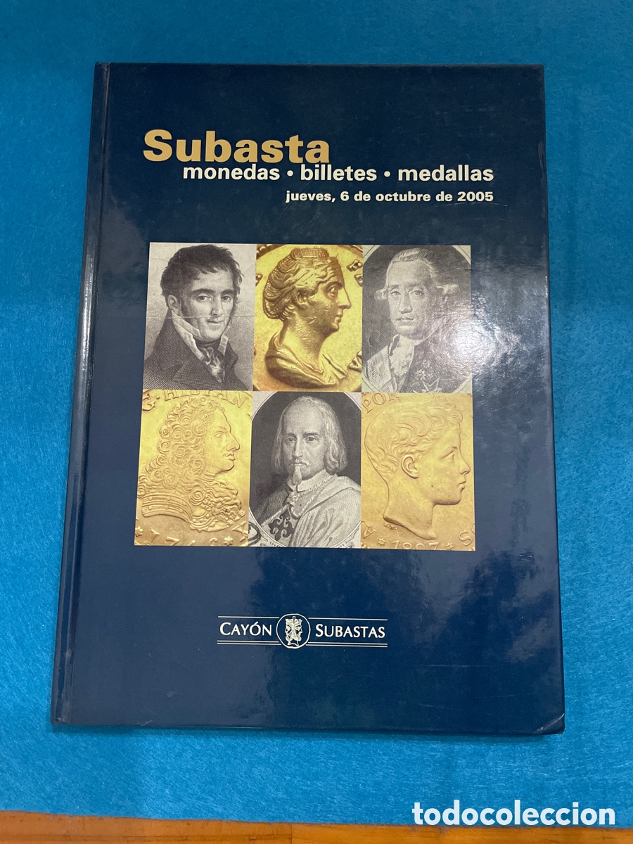 Cat&aacute;logos y libros de monedas: SUBASTA DE MONEDAS, BILLETES Y MONEDAS - Foto 1
