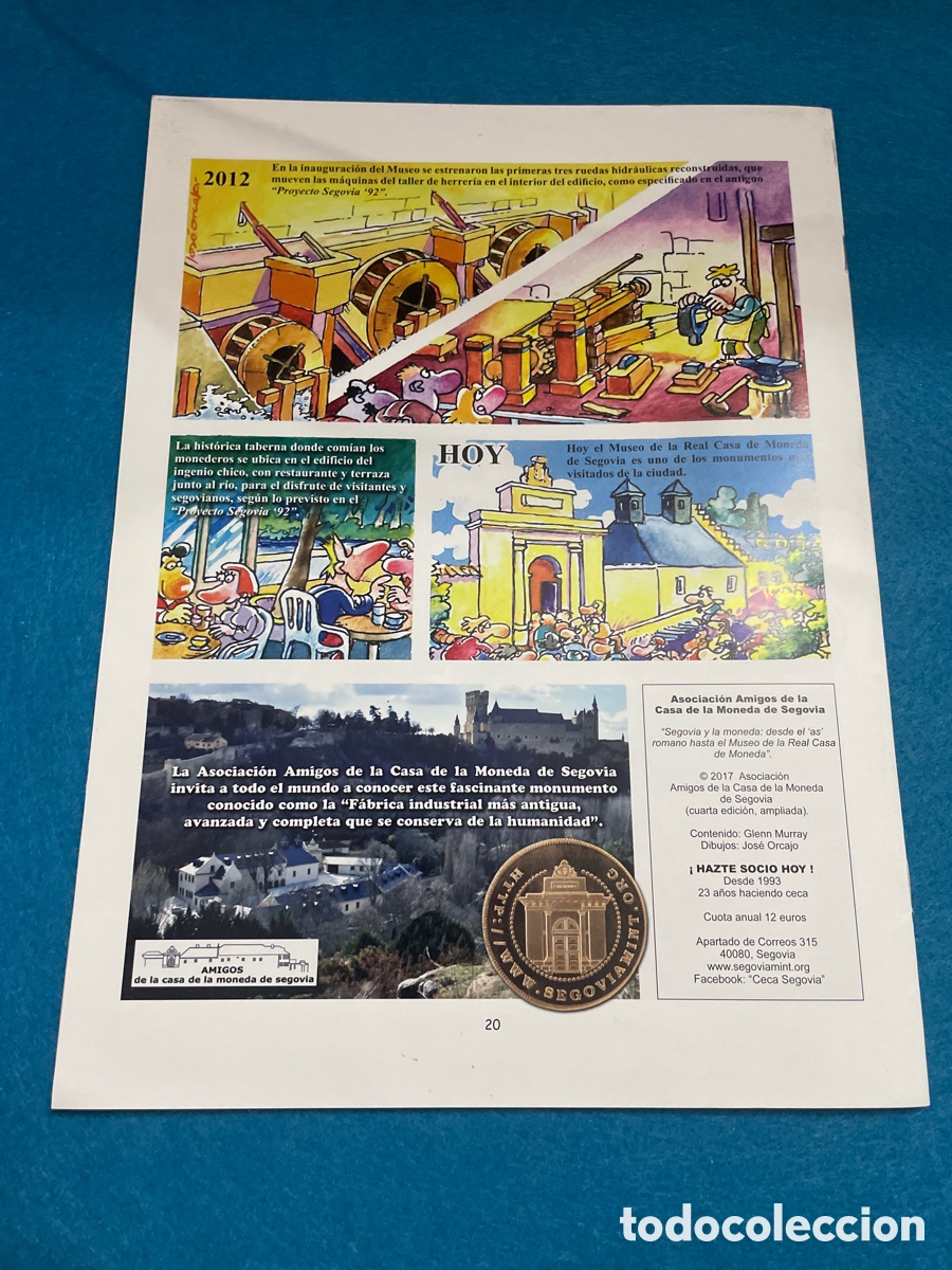 Cat&aacute;logos y libros de monedas: SEGOVIA Y LA MONEDA , Comic muy divertido - Foto 2
