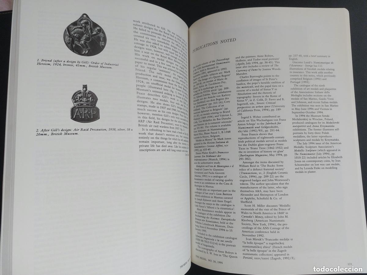 Cat&aacute;logos y libros de monedas: Libro THE MEDAL by Spring 1995 - Foto 3