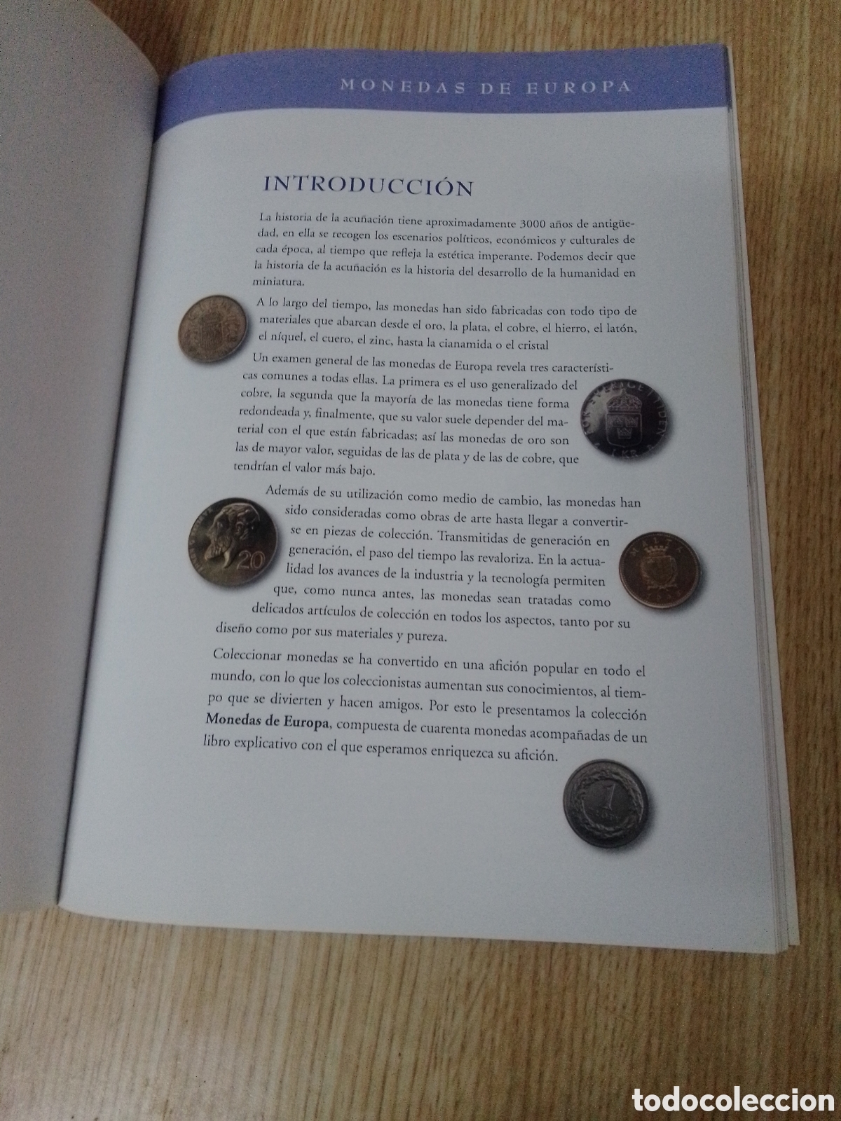 Cat&aacute;logos y libros de monedas: Libro colecci&oacute;n monedas de Europa. S&oacute;lo libro - Foto 2