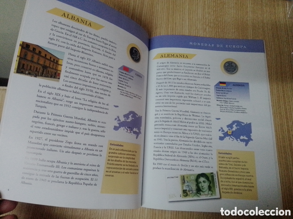 Cat&aacute;logos y libros de monedas: Libro colecci&oacute;n monedas de Europa. S&oacute;lo libro - Foto 3