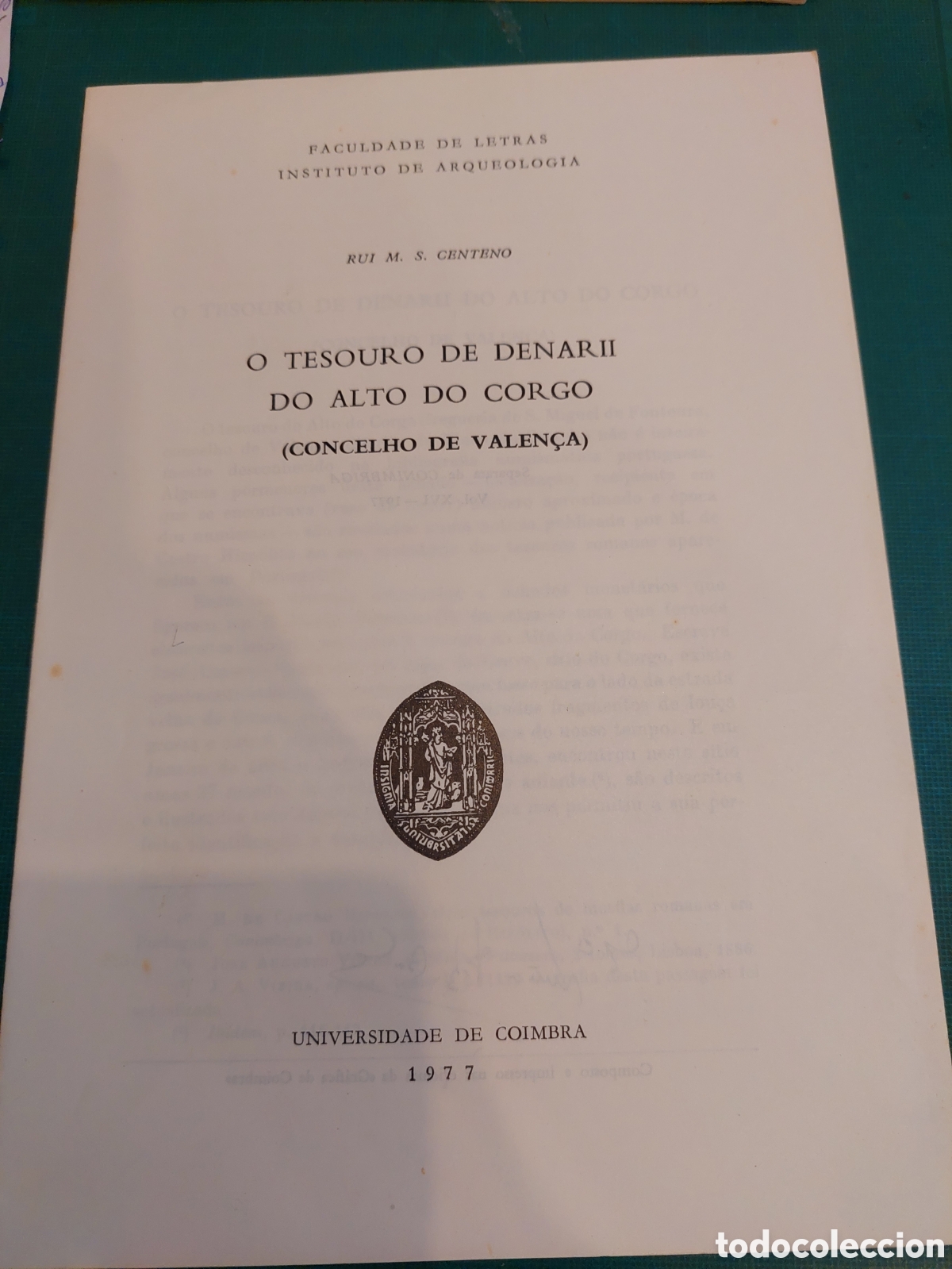 Cat&aacute;logos y libros de monedas: 1977 cimbra o tesoro de denar II VALENCA - Foto 1