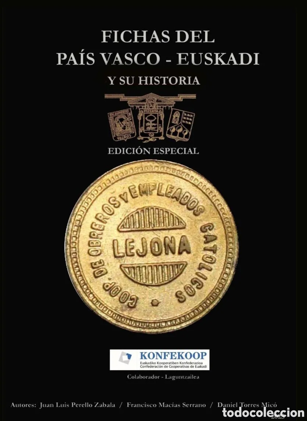 Cat&aacute;logos y libros de monedas: libro FICHAS pais vasco - Foto 1