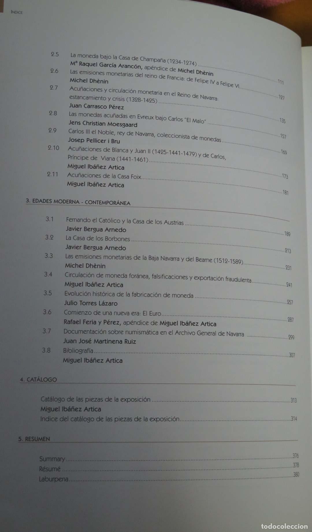 Cat&aacute;logos y libros de monedas: La moneda en Navarra. VVAA - Foto 3