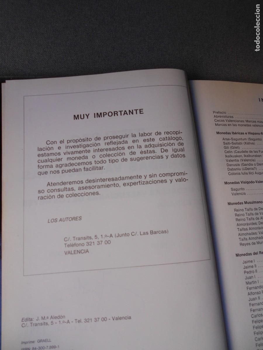 Cat&aacute;logos y libros de monedas: CATALOGO DE LAS MONEDAS VALENCIANAS - Foto 6