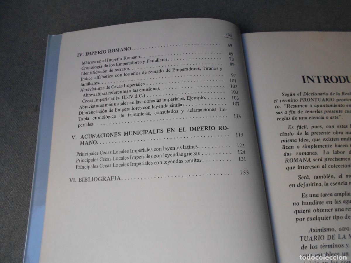 Cat&aacute;logos y libros de monedas: PRONTUARIO DE LA MONEDA ROMANA - Foto 4