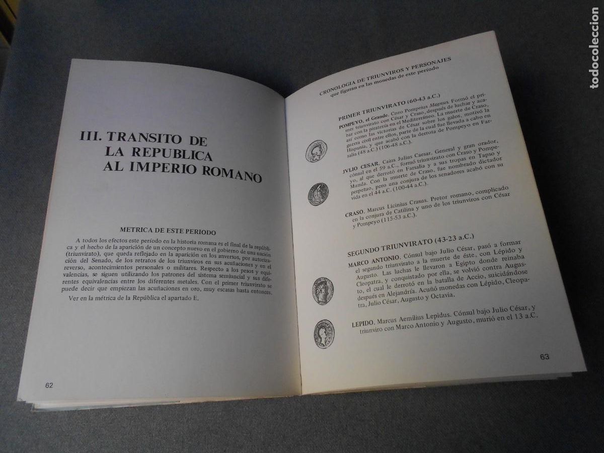 Cat&aacute;logos y libros de monedas: PRONTUARIO DE LA MONEDA ROMANA - Foto 8