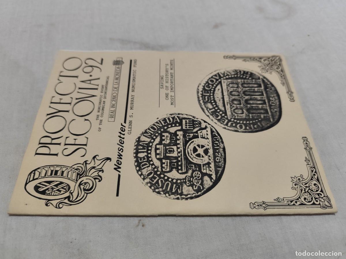 Cat&aacute;logos y libros de monedas: PROYECTO SEGOVIA 92 / / SUX 06 - Foto 1