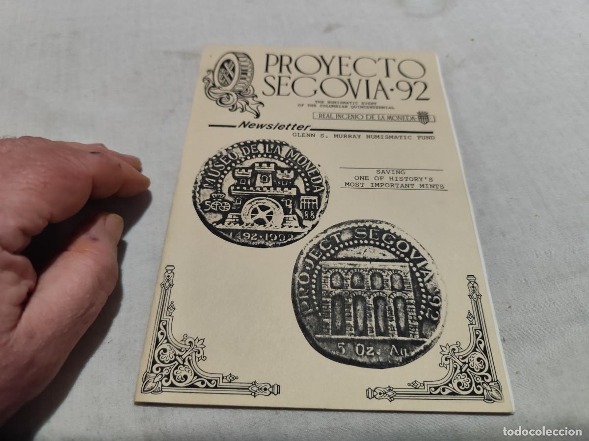 Cat&aacute;logos y libros de monedas: PROYECTO SEGOVIA 92 / / SUX 06 - Foto 2