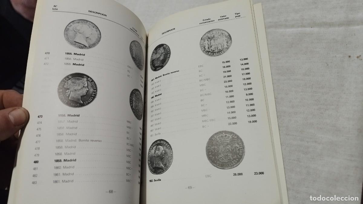 Cat&aacute;logos y libros de monedas: SUBASTA POSTAL 1981 / UMEX / SUX 07 / MONEDAS - Foto 13