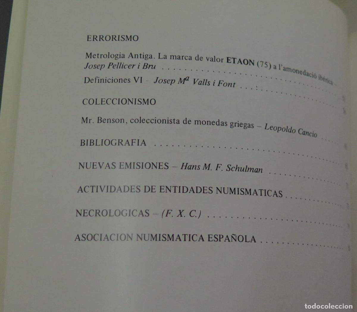 Cat&aacute;logos y libros de monedas: Gaceta Numism&aacute;tica. 67. 1982 - Foto 3
