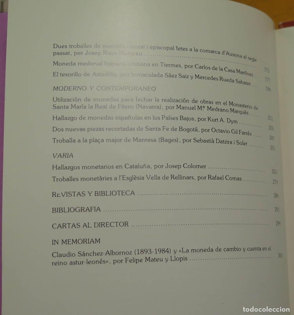 Cat&aacute;logos y libros de monedas: Gaceta Numism&aacute;tica. 74-75. - Foto 3