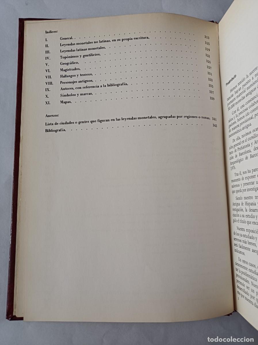 Cat&aacute;logos y libros de monedas: LIBRO NUMISM&Aacute;TICA ANTIGUA EN HISPANIA LEANDRE VILLARONGA - Foto 15