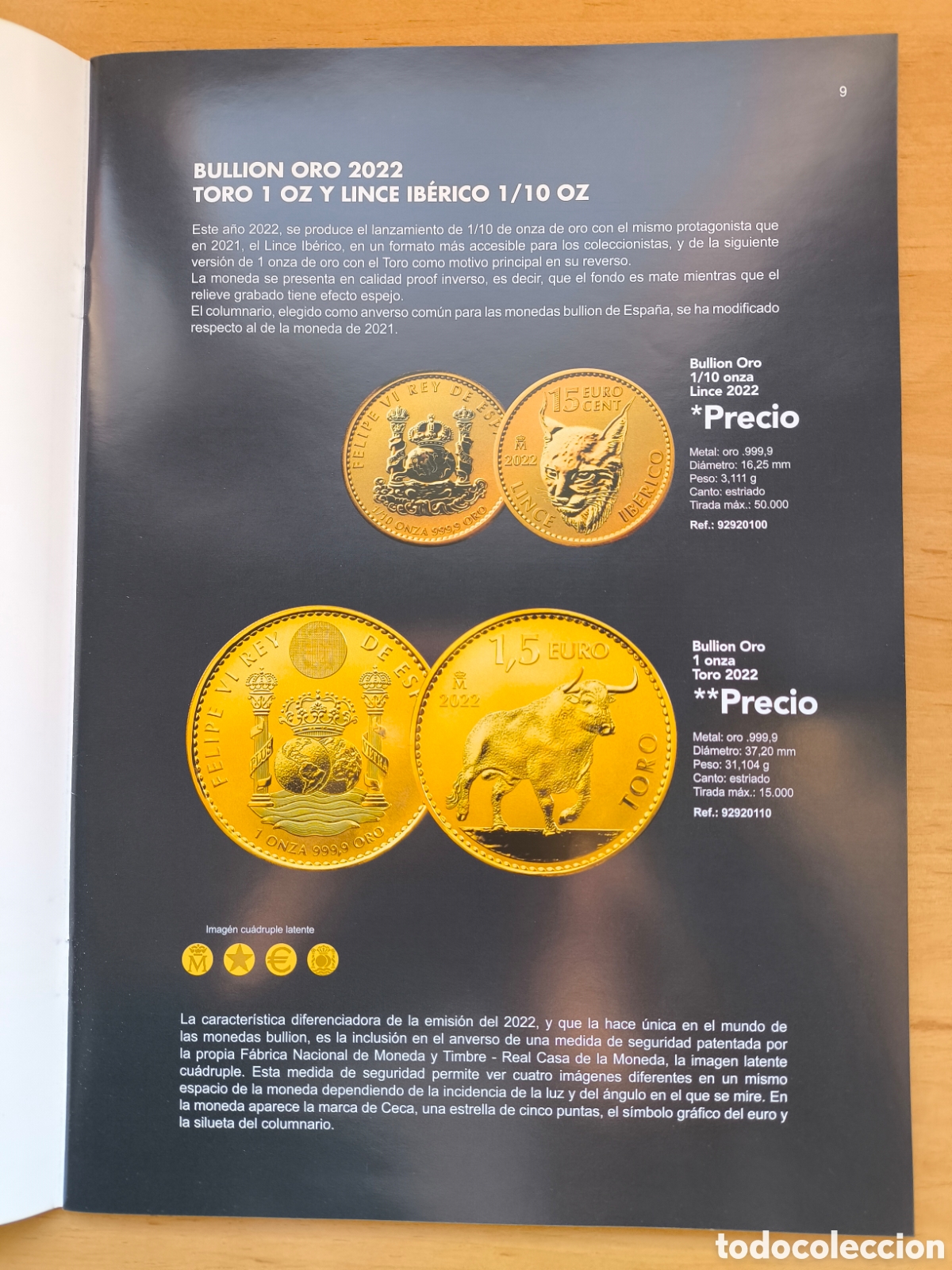 Cat&aacute;logos y libros de monedas: Catalogo monedas casa moneda 2022 - Foto 2