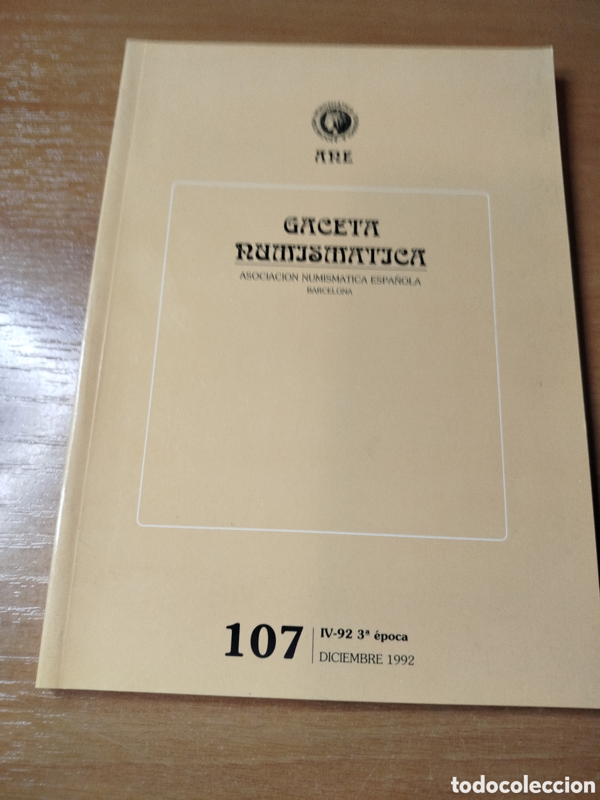 Cat&aacute;logos y libros de monedas: Gaceta numism&aacute;tica 107 - Foto 1