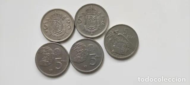 Cat&aacute;logos y libros de monedas: 5 pesetas de diferentes a&ntilde;os - Foto 2