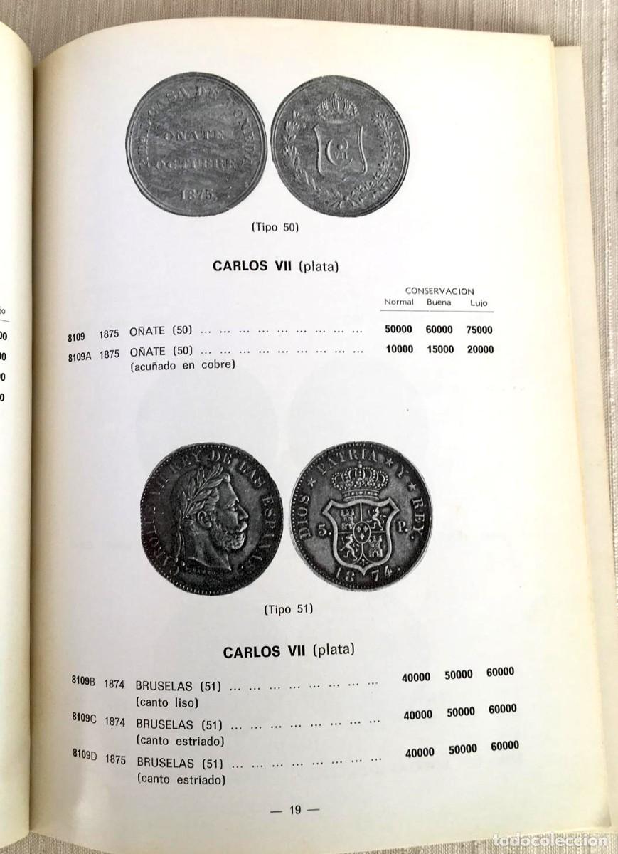 Cat&aacute;logos y libros de monedas: Cat&aacute;logo de monedas espa&ntilde;olas 1869-1973 - Foto 3
