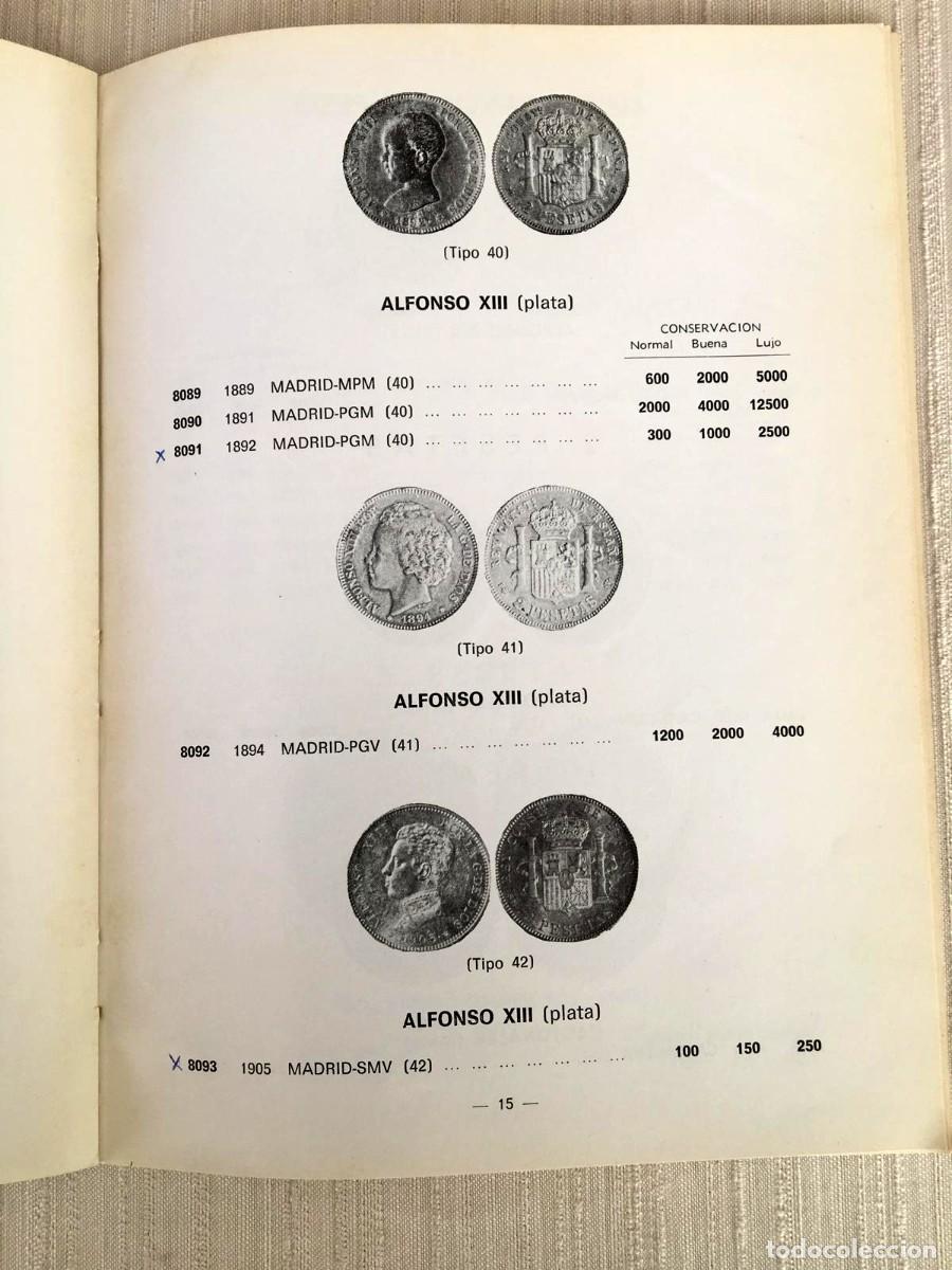 Cat&aacute;logos y libros de monedas: Cat&aacute;logo de monedas espa&ntilde;olas 1869-1973 - Foto 7