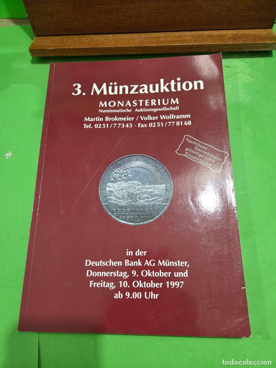 Cat&aacute;logos y libros de monedas: &rdquo;&rdquo;3. M&Uacute;NZAUKTION&rdquo;&rdquo;...MONASTERIUM...1997...CAT&Aacute;LOGO... - Foto 3