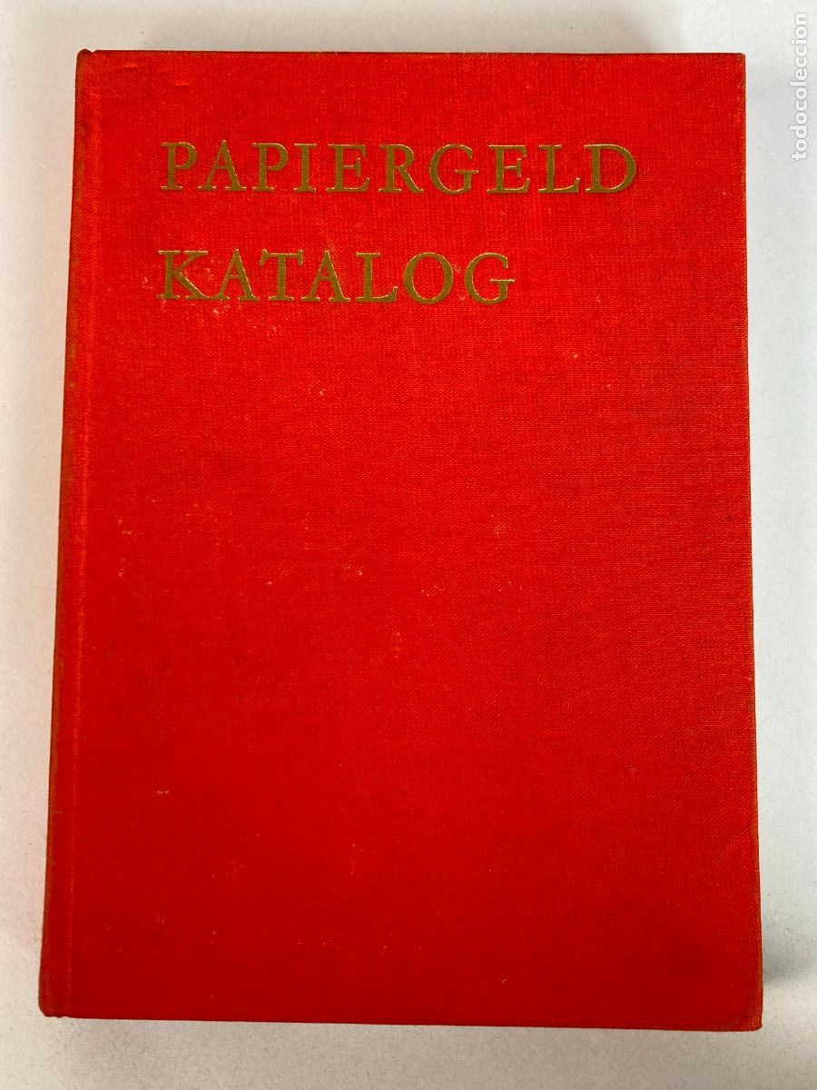 Cat&aacute;logos y libros de monedas: Catalogo de billetes, PAPIERGELD KATALOG - Foto 1