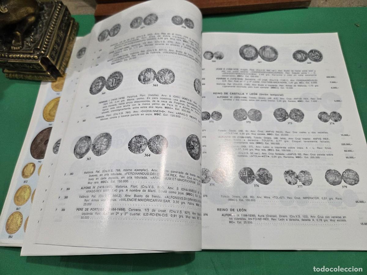 Cat&aacute;logos y libros de monedas: &rdquo;&rdquo;SUBASTA NUMISMATICA&rdquo;&rdquo;...AUREO...2001.... CAT&Aacute;LOGO.. - Foto 7