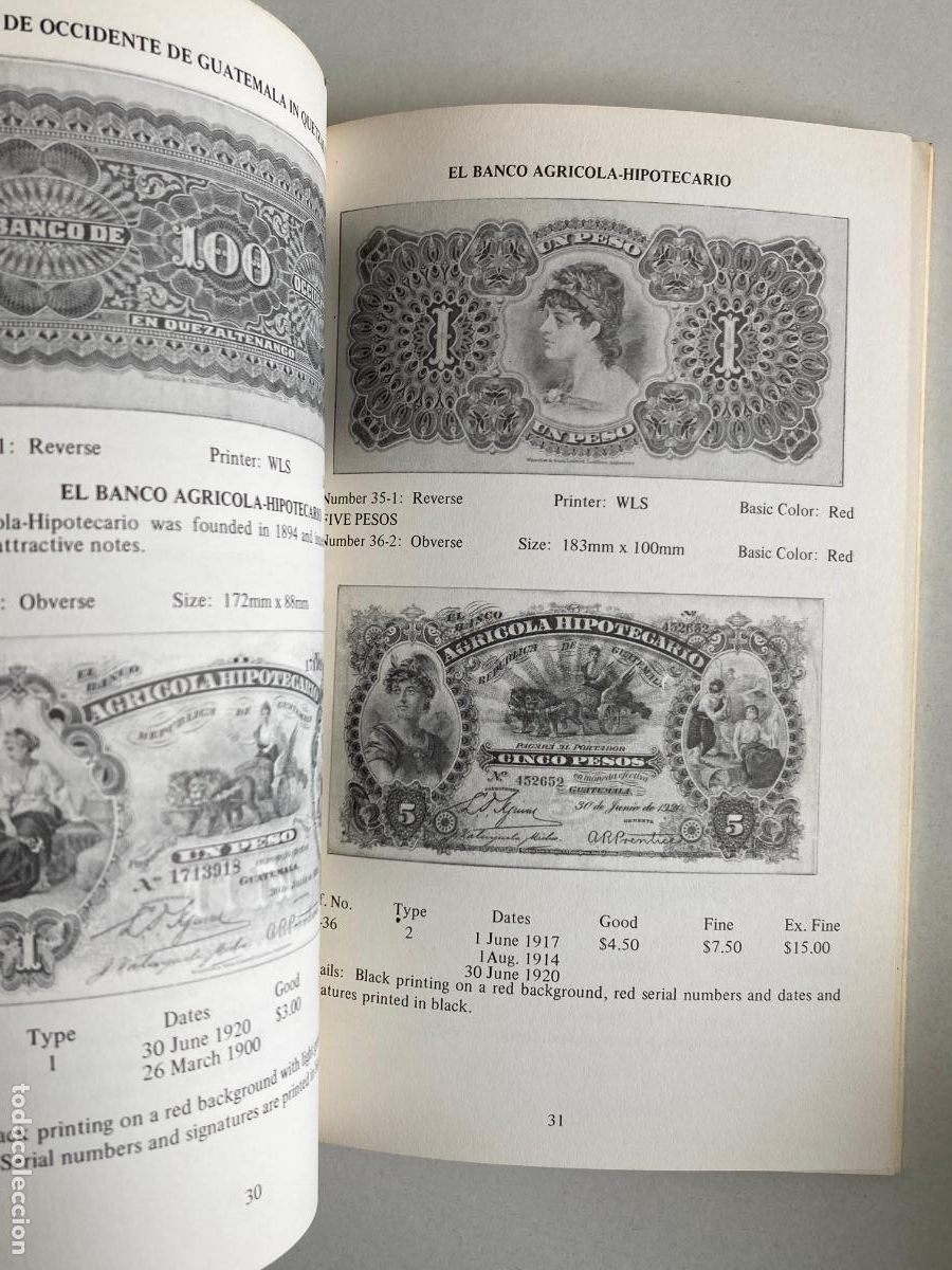 Cat&aacute;logos y libros de monedas: Catalogo billetes Guatemala - Foto 2