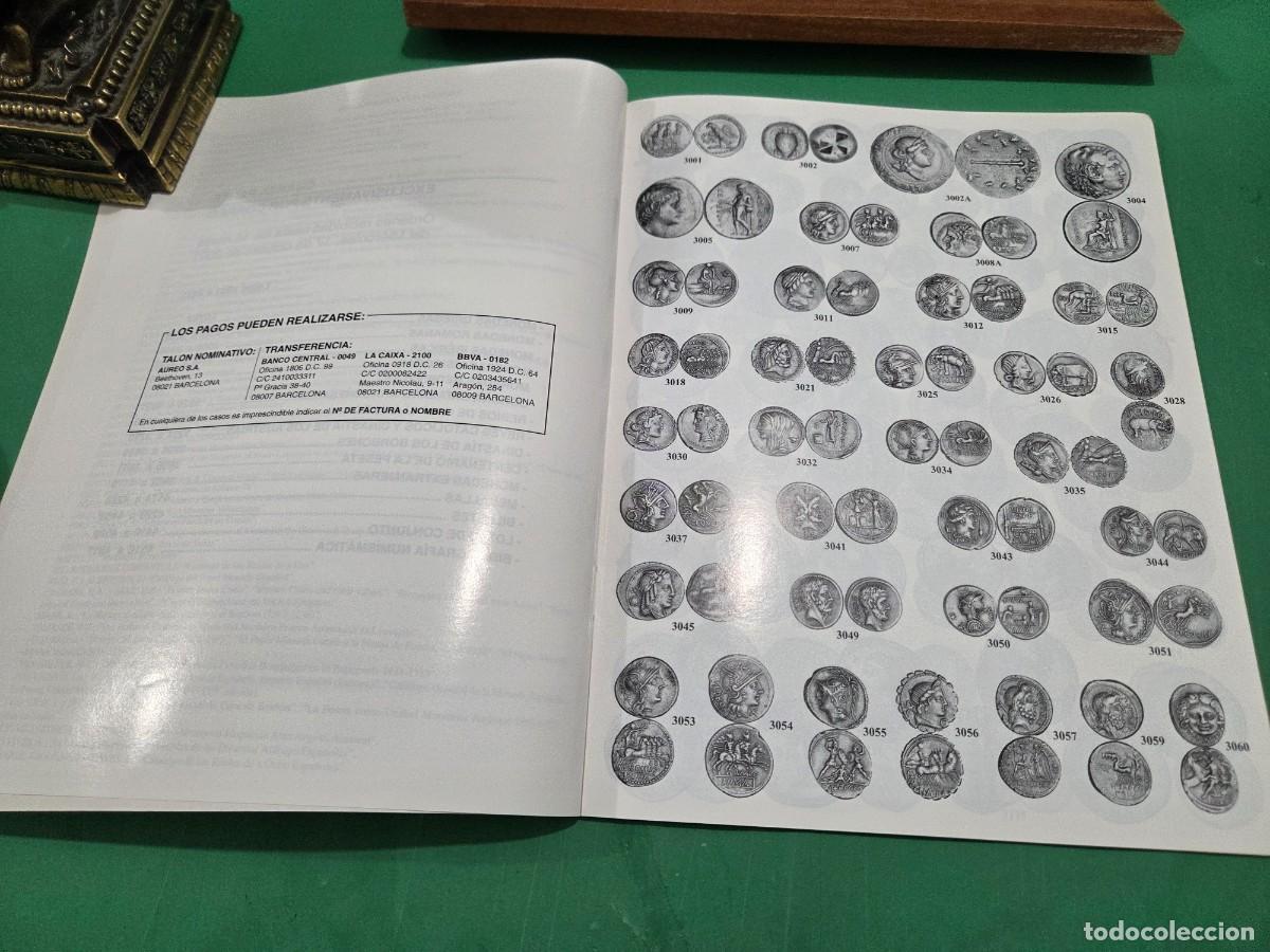 Cat&aacute;logos y libros de monedas: &rdquo;&rdquo;SUBASTA NUMISMATICA&rdquo;&rdquo;....AUREO...2001...CAT&Aacute;LOGO... - Foto 7