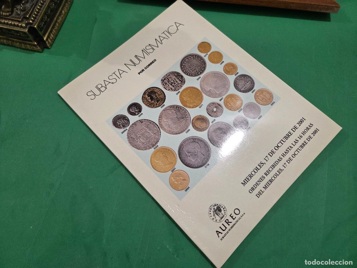 Cat&aacute;logos y libros de monedas: &rdquo;&rdquo;SUBASTA NUMISMATICA&rdquo;&rdquo;....AUREO...2001...CAT&Aacute;LOGO... - Foto 11