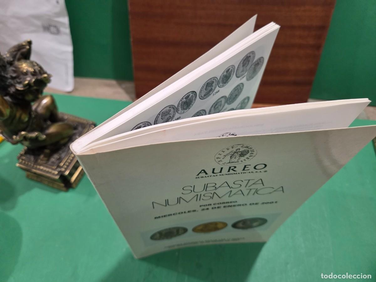 Cat&aacute;logos y libros de monedas: &rdquo;&rdquo;SUBASTA NUMISMATICA&rdquo;&rdquo;...AUREO...2001...CAT&Aacute;LOGO... - Foto 13