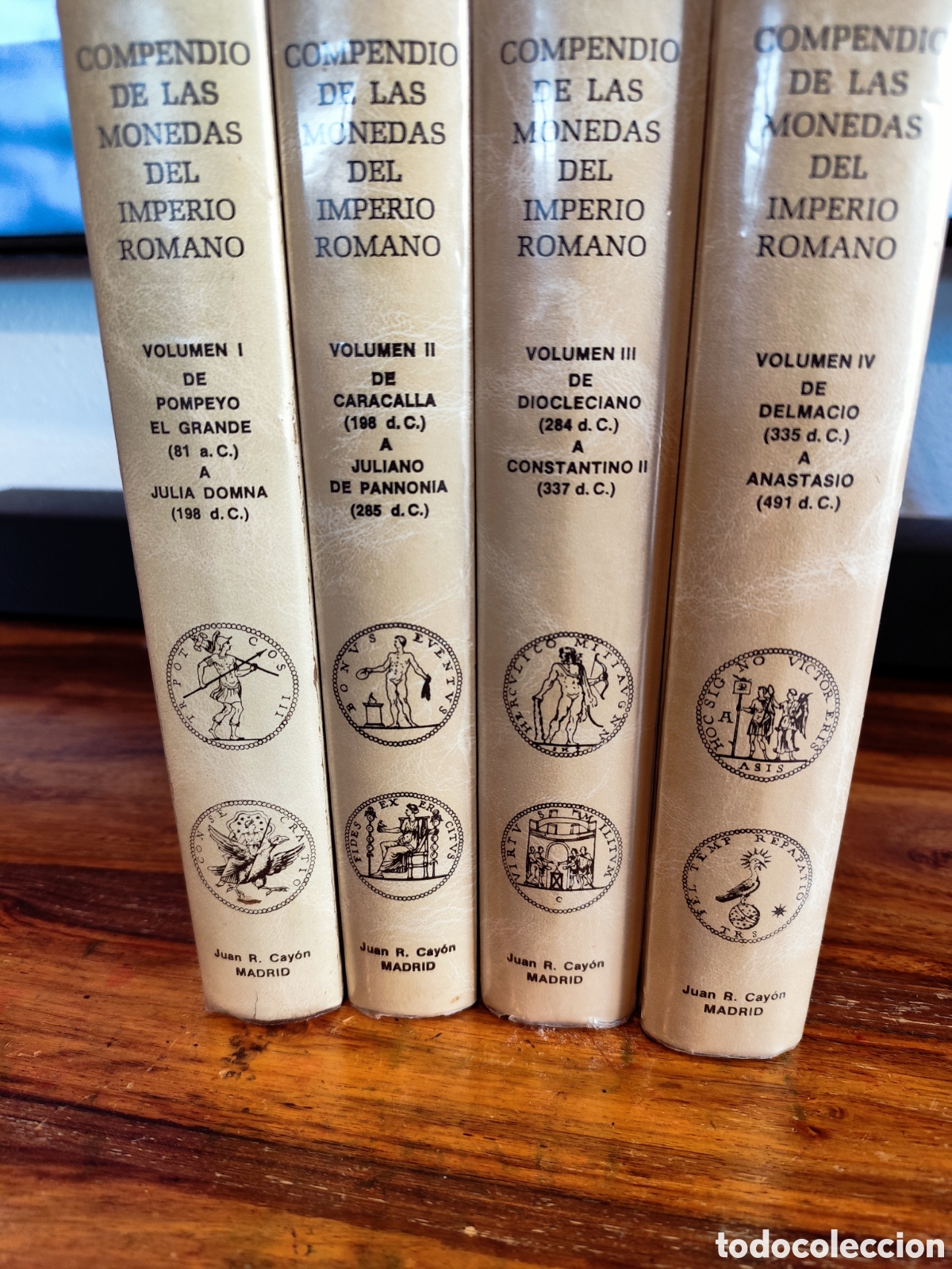Cat&aacute;logos y libros de monedas: Compendio de las monedas del Imperio Romano. J. Cayon - Foto 3