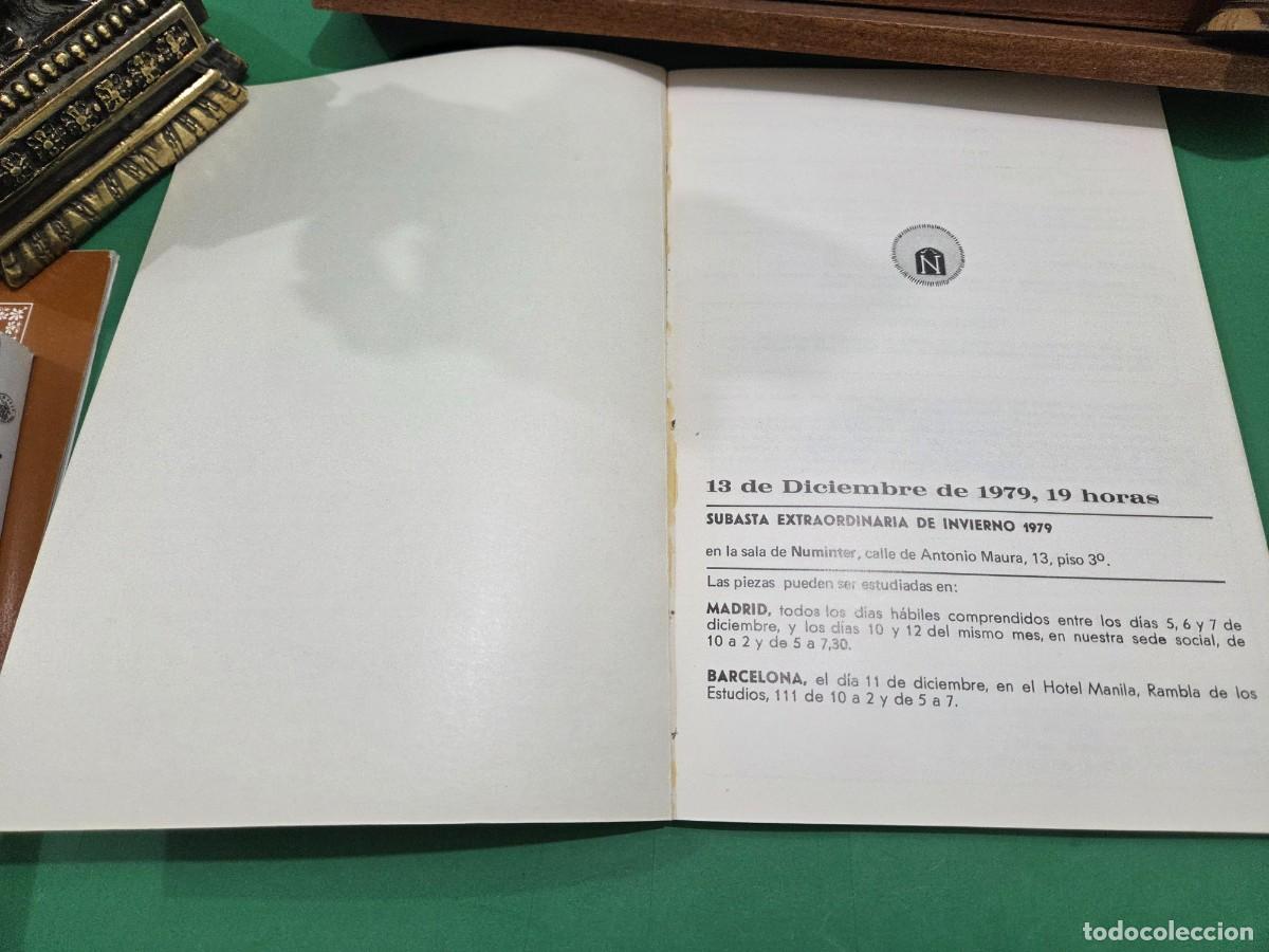 Cat&aacute;logos y libros de monedas: &rdquo;&rdquo;SUBASTA NUMISMATICA&rdquo;&rdquo;....INVIERNO 79...NUMINTER...1979...CAT&Aacute;LOGO.... - Foto 4