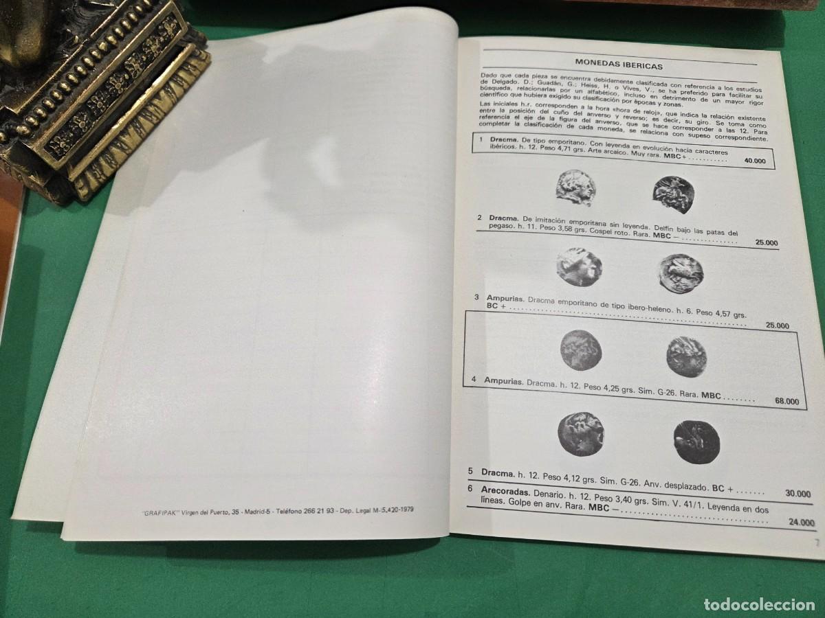 Cat&aacute;logos y libros de monedas: &rdquo;&rdquo;SUBASTA NUMISMATICA&rdquo;&rdquo;....INVIERNO 79...NUMINTER...1979...CAT&Aacute;LOGO.... - Foto 5