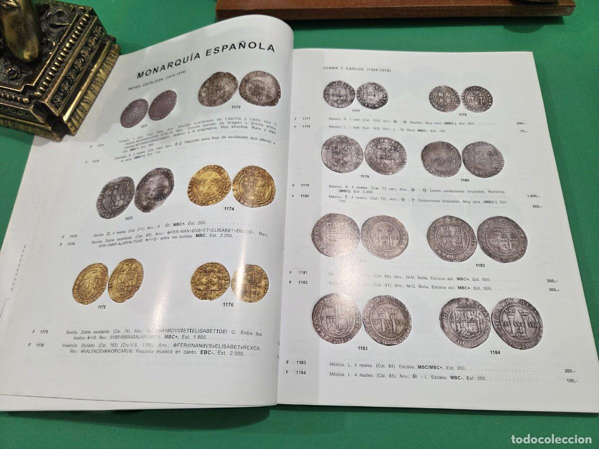 Cat&aacute;logos y libros de monedas: CAT&Aacute;LOGO...&rdquo;&rdquo;SUBASTA NUMISMATICA&rdquo;&rdquo;...AUREO & CALIC&Oacute;...2008... - Foto 7