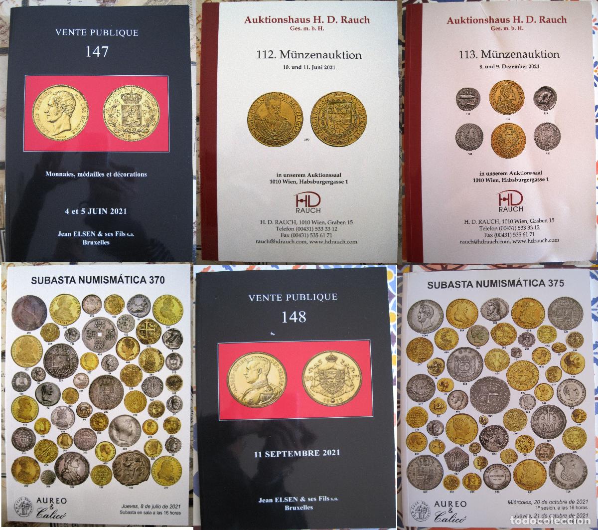 Cat&aacute;logos y libros de monedas: LOTE DE 6 CAT&Aacute;LOGOS NACIONALES E INTERNACIONALES. - Foto 1