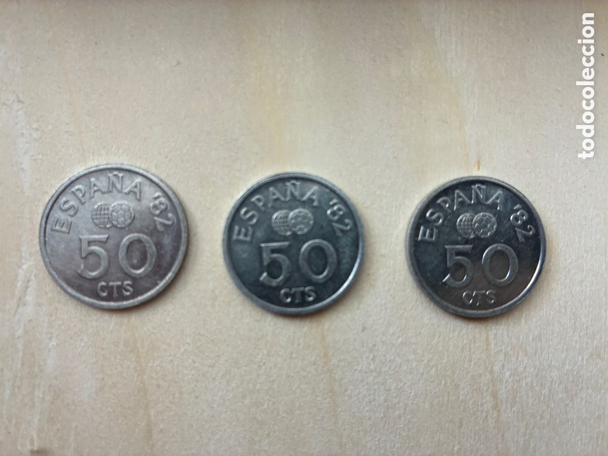 Cat&aacute;logos y Libros de Monedas: 50 c&eacute;ntimos de peseta del Mundial Espa&ntilde;a &rsquo;82 (a&ntilde;o 1980