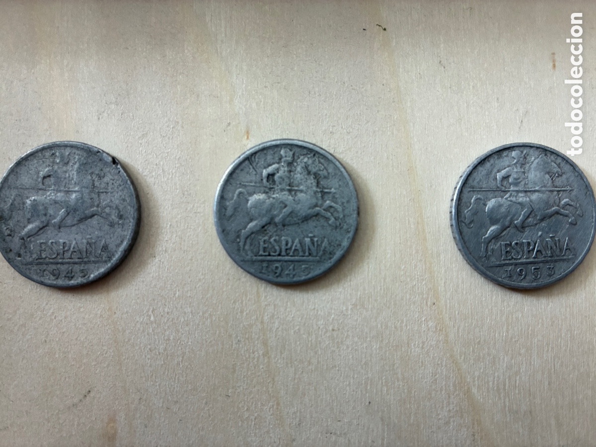 Cat&aacute;logos y libros de monedas: 10 c&eacute;ntimos de la &eacute;poca de Franco - Foto 2