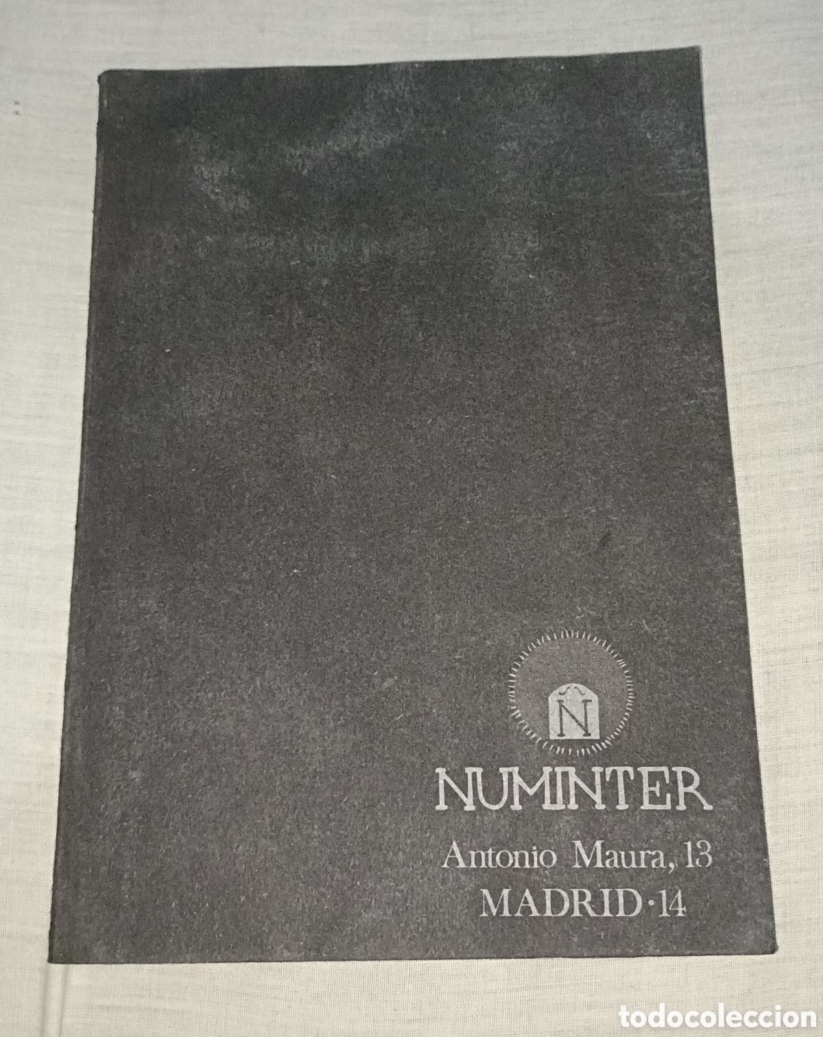 Kataloge und M&uuml;nzb&uuml;cher: Cat&aacute;logo Subasta Numism&aacute;tica NUMINTER Madrid 1977 - Presentaci&oacute;n Oro Virreinal Visigodo.