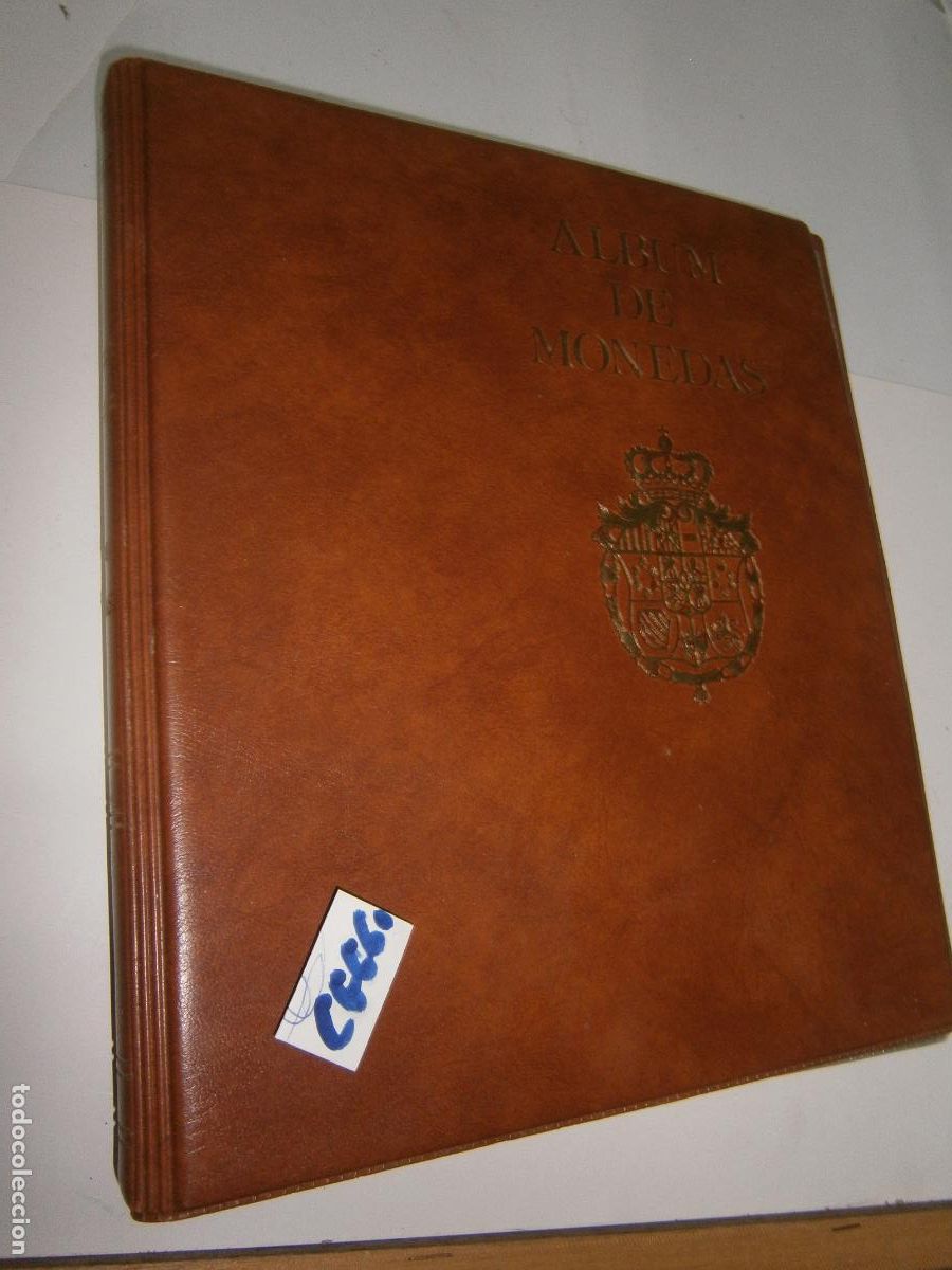 Cat&aacute;logos y Libros de Monedas: ANTIGUO ALBUM DE MONEDAS CON 20 LAMINAS EXPOSITORAS GRAN TAMA&Ntilde;O