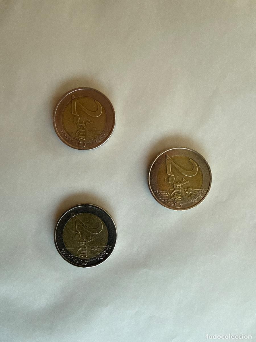 Kataloge und M&uuml;nzb&uuml;cher: Lote de 3 monedas de 2&euro;: conmemoraci&oacute;n de la UEM 1999-2009