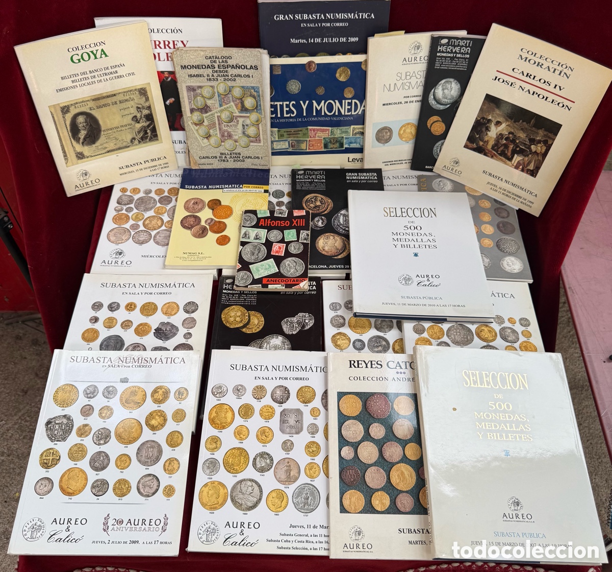 Cat&aacute;logos y libros de monedas: Enorme lote relacionado con monedas antiguas!