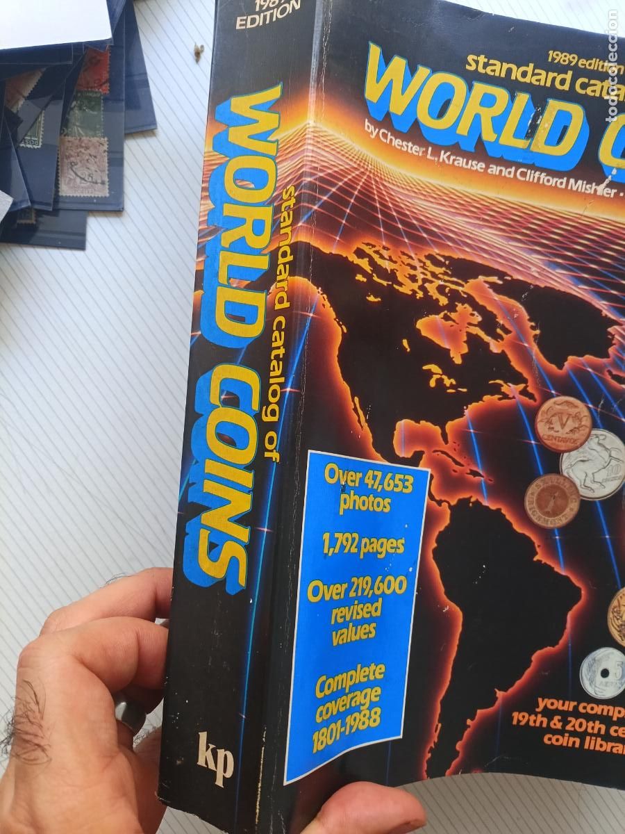 Cat&aacute;logos y libros de monedas: Cat&aacute;logo World Coins 1989 - Foto 2