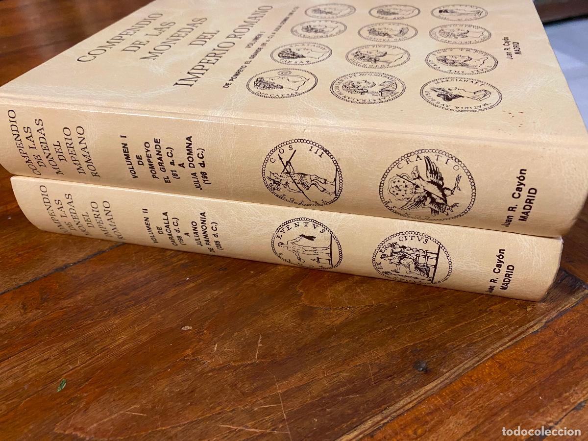 Cat&aacute;logos y libros de monedas: COMPENDIO DE LAS MONEDAS DEL IMPERIO ROMANO-VOLUMEN I Y II - Foto 2