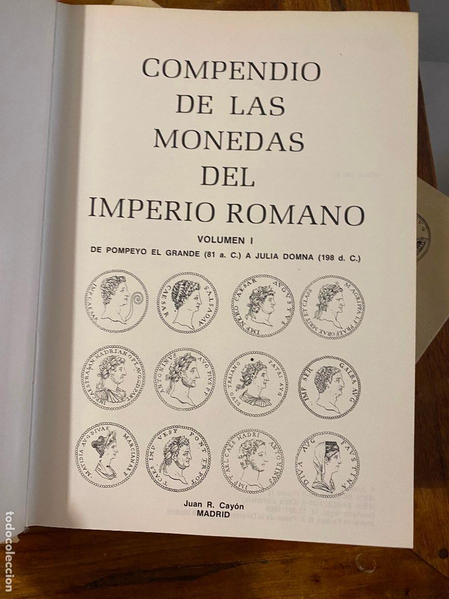 Cat&aacute;logos y libros de monedas: COMPENDIO DE LAS MONEDAS DEL IMPERIO ROMANO-VOLUMEN I Y II - Foto 3