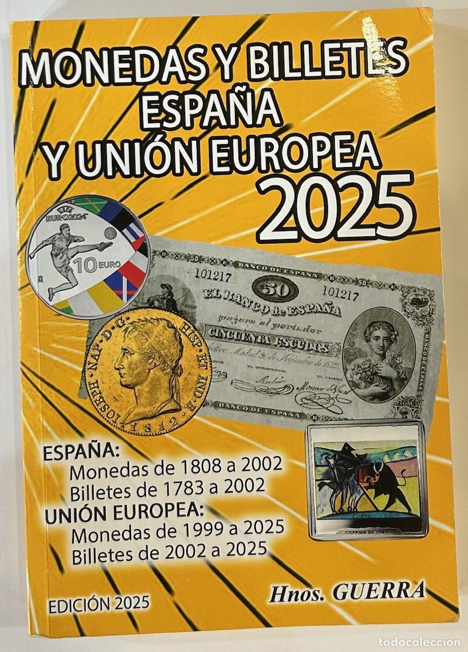 Cat&aacute;logos y libros de monedas: M027 CATALOGO HNOS. GUERRA 2025 MONEDAS Y BILLETES