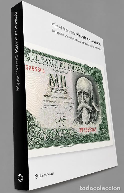 Cat&aacute;logos y libros de monedas: M3753 - [LIBRO+POSTER]. HISTORIA DE LA PESETA. MIGUEL MARTORELL. MONEDAS. BILLETES. NUMISMATICA.