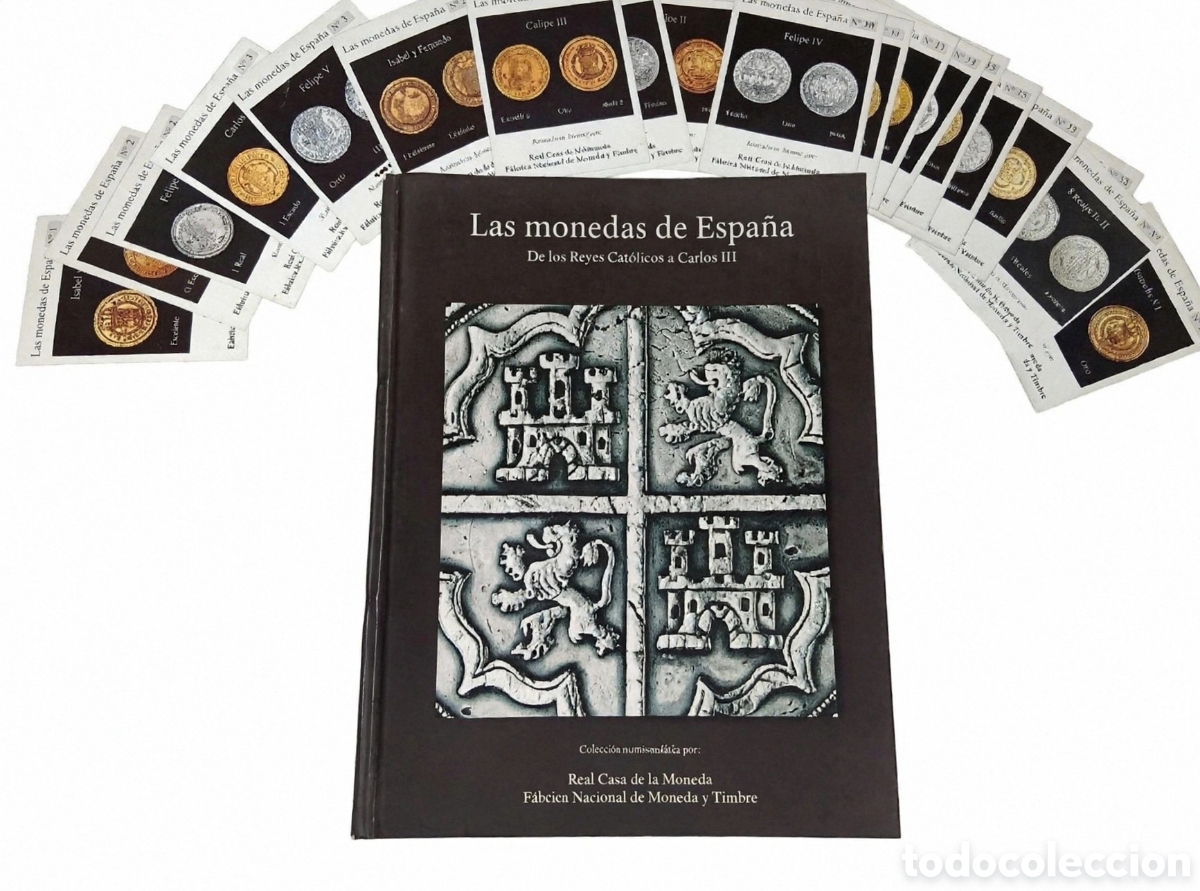 Cat&aacute;logos y libros de monedas: Las Monedas de Espa&ntilde;a - Colecci&oacute;n 20 Monedas - Ba&ntilde;o Oro y Plata Puros - FNMT Real Casa de la Moneda