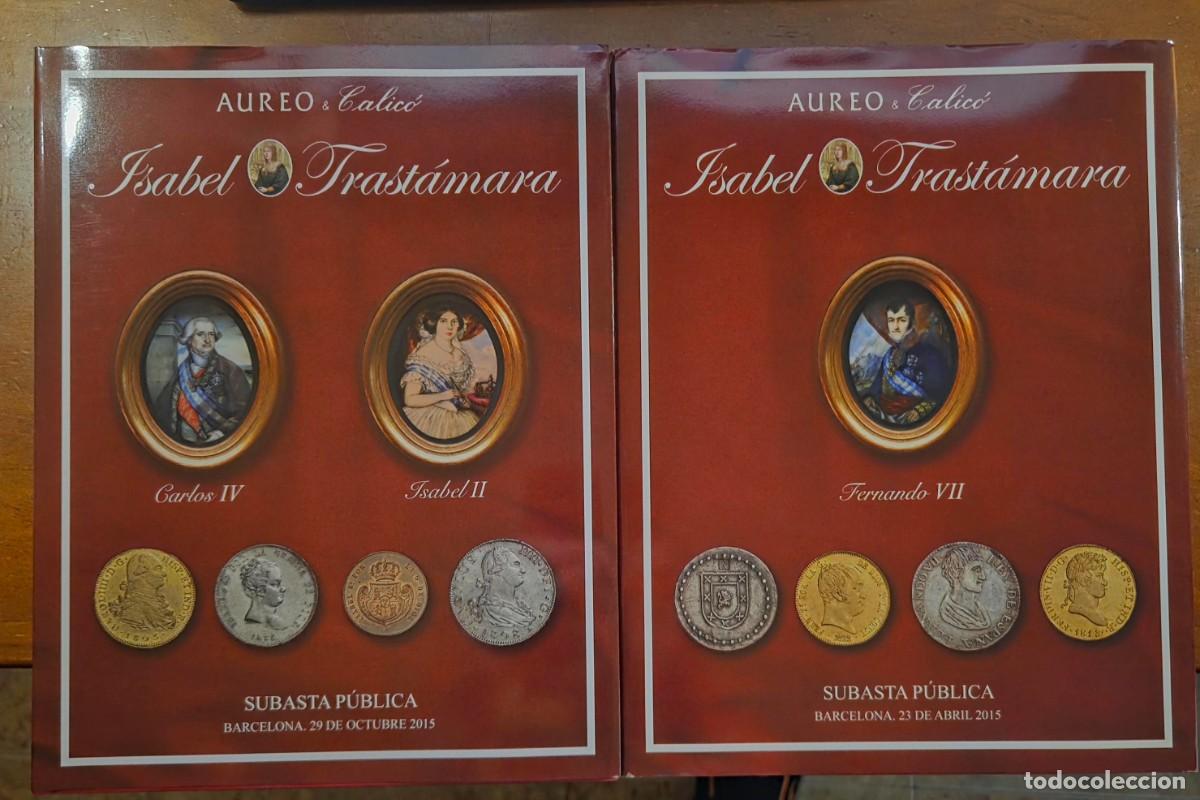 Cataloghi e Libri di Monete: LOTE DE CUATRO CATALOGOS DE AUREO Y CALICO - COLECCION TRASTAMARA