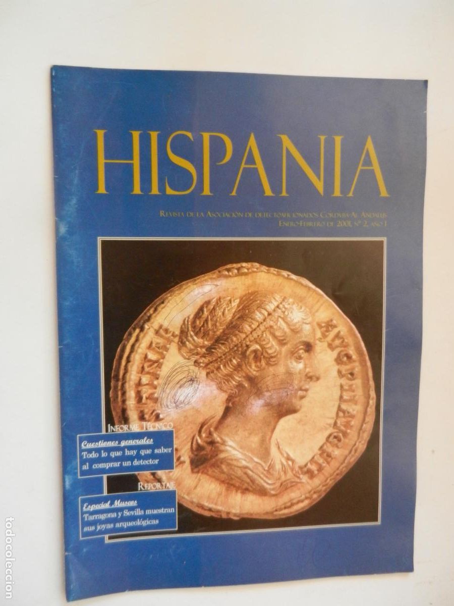 Cat&aacute;logos y libros de monedas: HISPANIA , REVISTA DE LA ASOCIACI&Oacute;N DE DETECTOAFICIONADOS C&oacute;rdoba -AL- ANDALUS N&ordm; 2 -01-02-2001