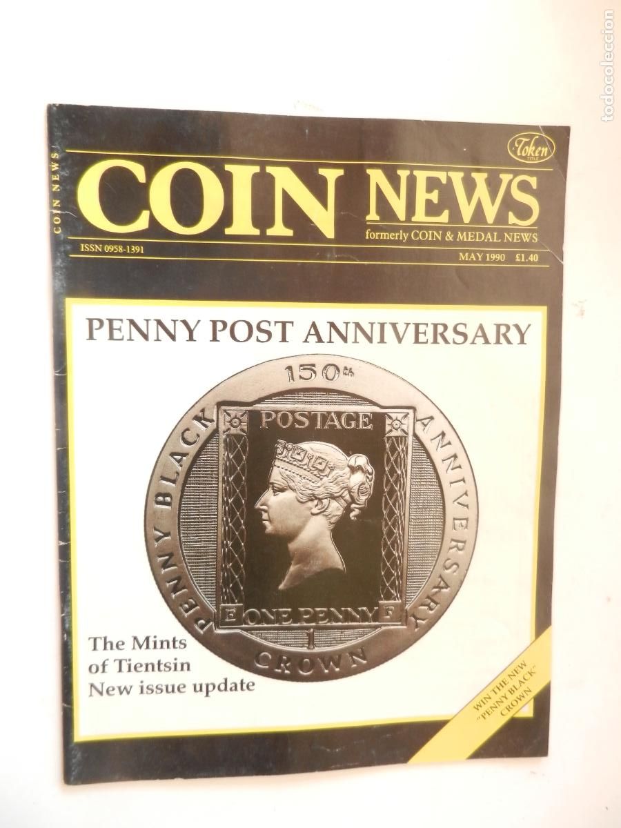 Cat&aacute;logos e Livros de Moedas: COIN NEWS 05-1990- THE MINTS OF TIENTSIN NEW ISSUE UPDATE - CATALOGO NUMISMATICO